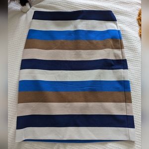 Ann Taylor Stripe Skirt